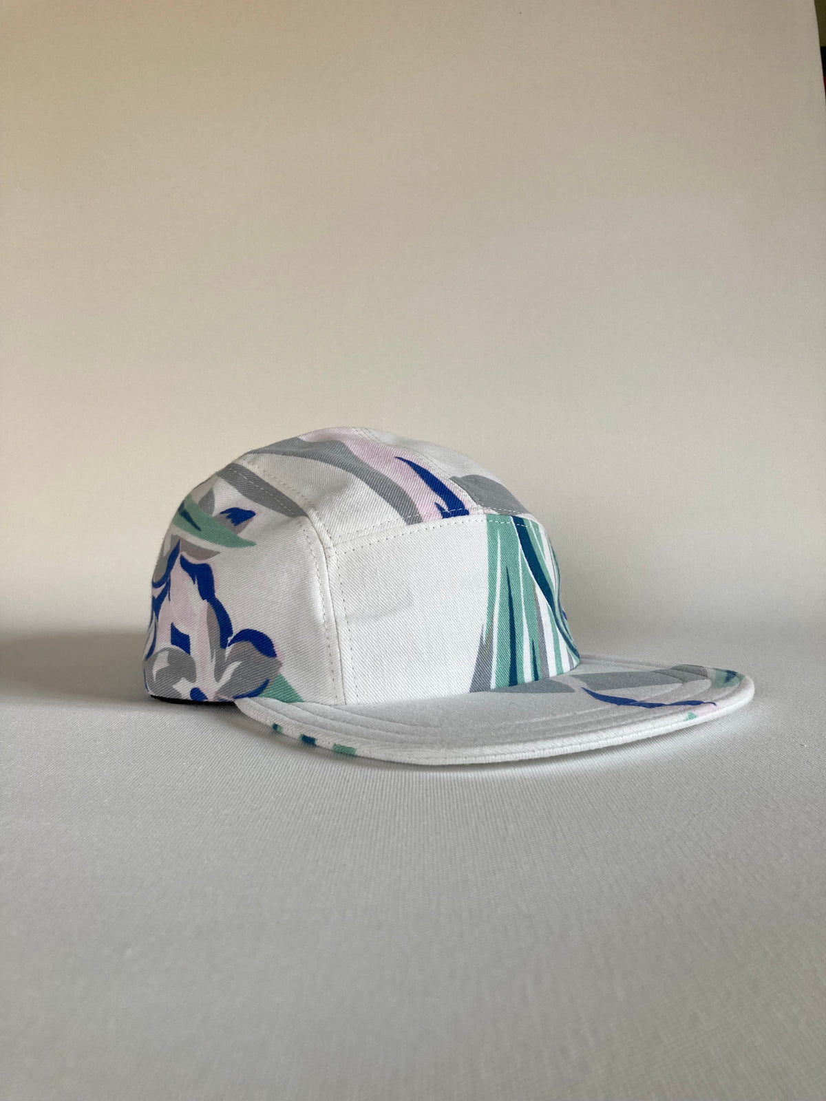 Vintage Tablecloth Hat - Iris 1