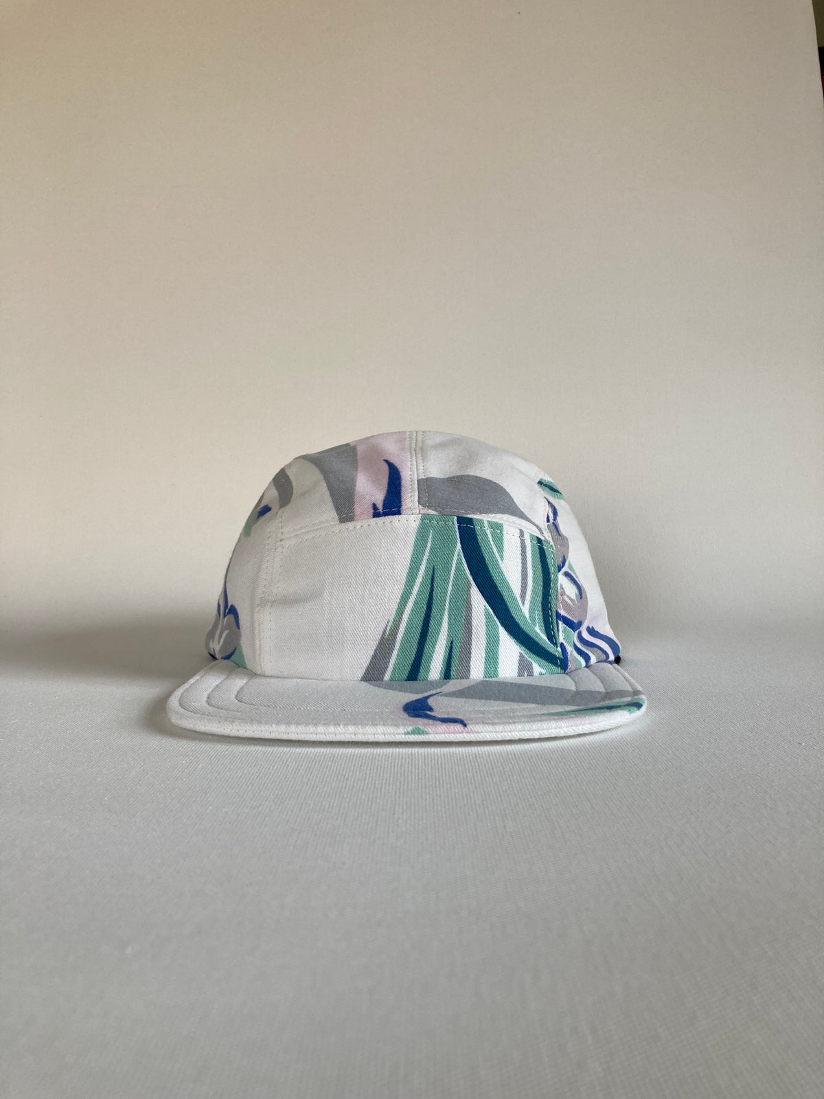 Vintage Tablecloth Hat - Iris 1