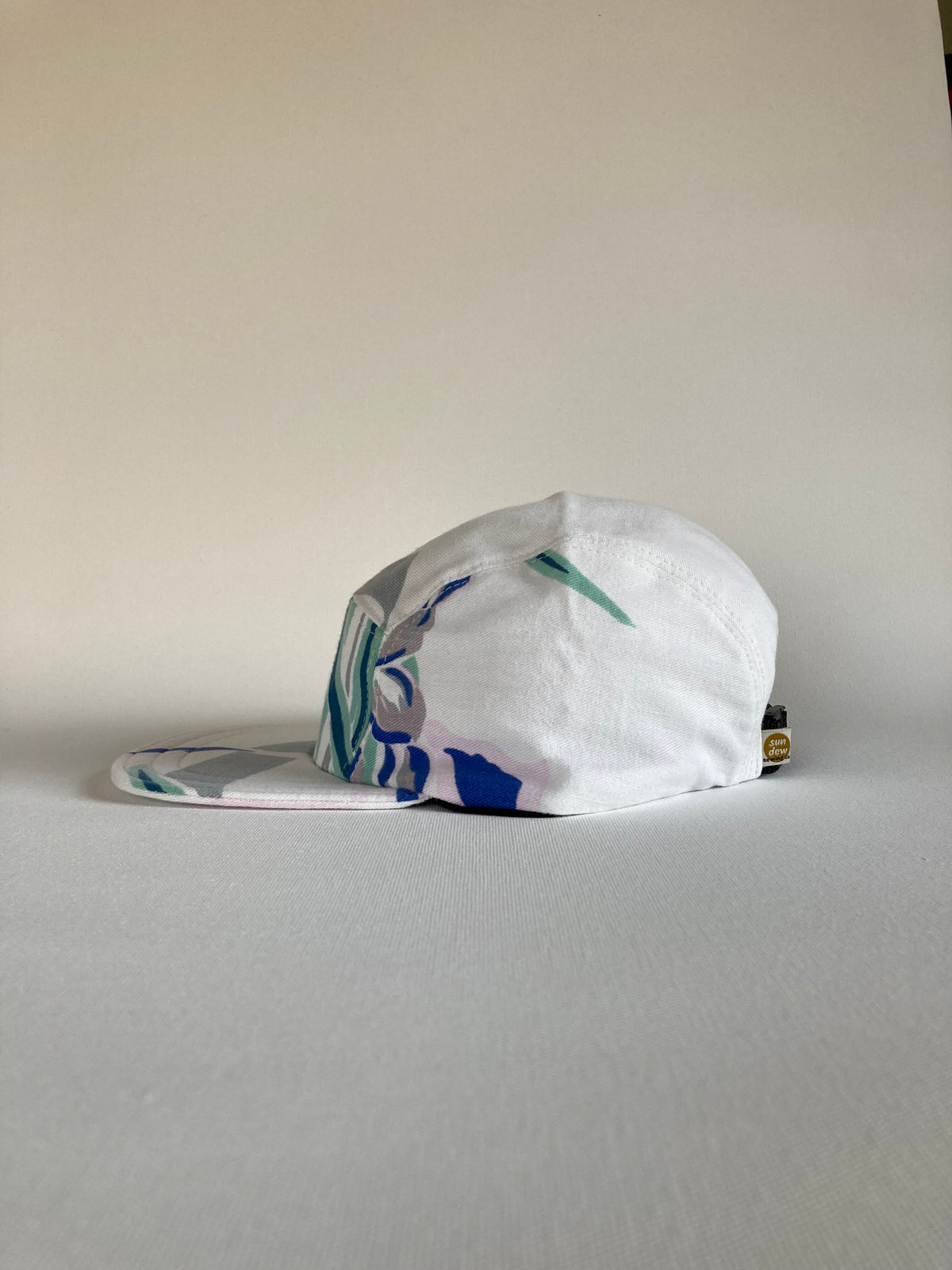 Vintage Tablecloth Hat - Iris 1