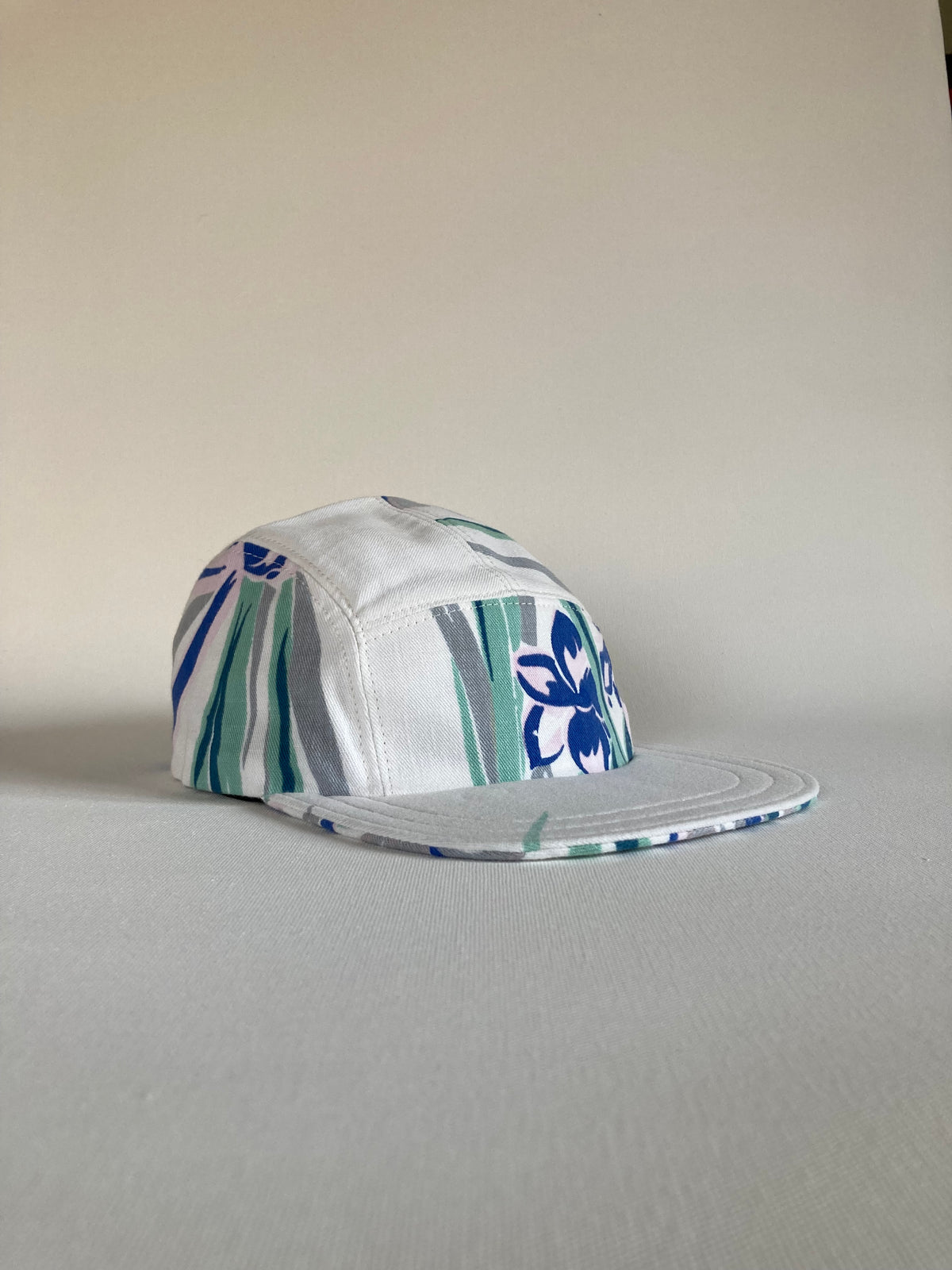 Vintage Tablecloth Hat - Iris 2