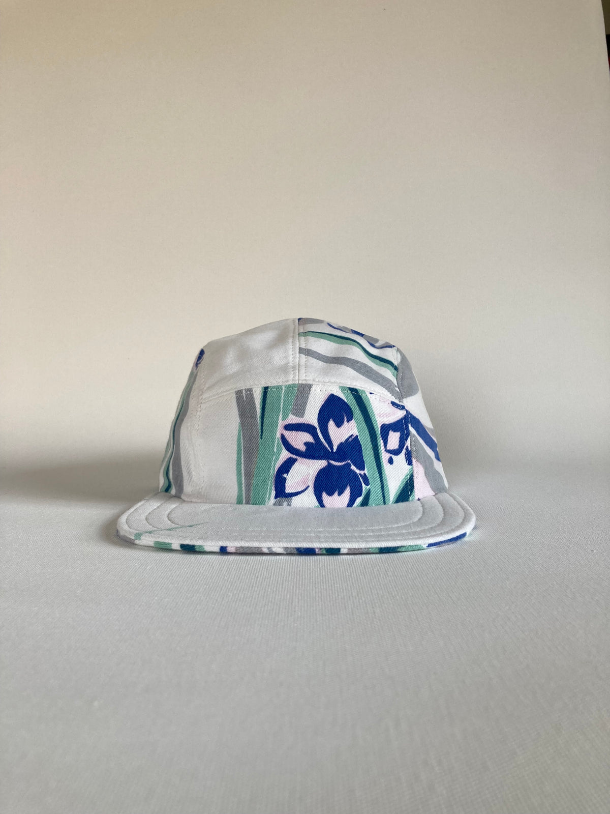Vintage Tablecloth Hat - Iris 2