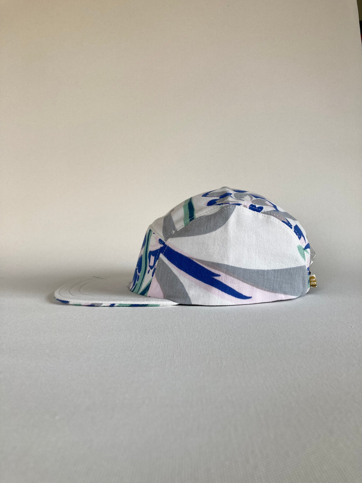 Vintage Tablecloth Hat - Iris 2