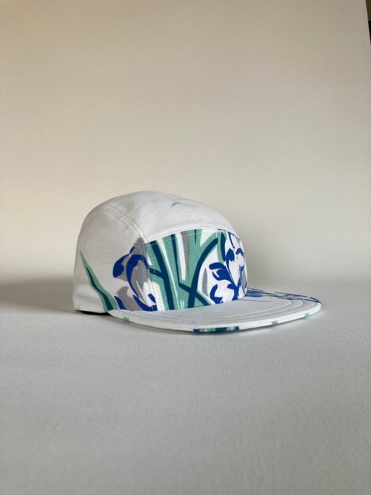 Vintage Tablecloth Hat - Iris 4