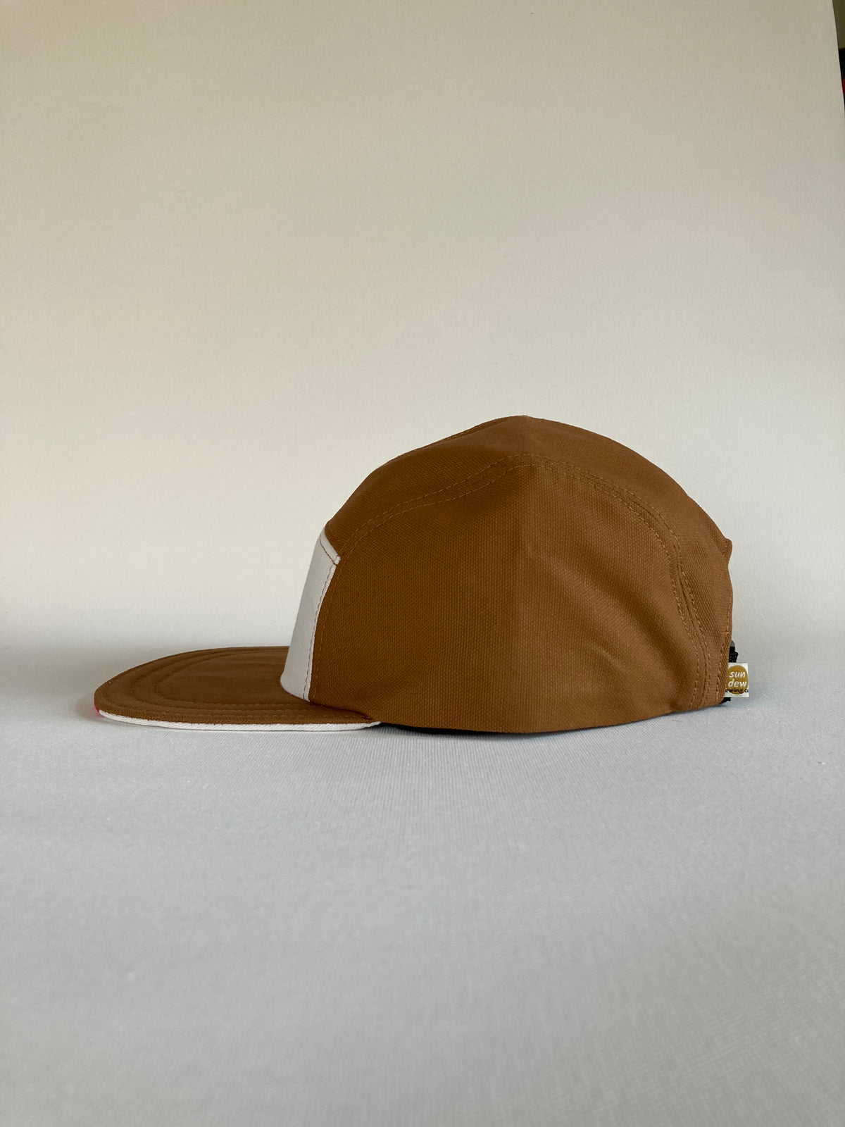 Vintage/Canvas Hat - Folk Flower 1
