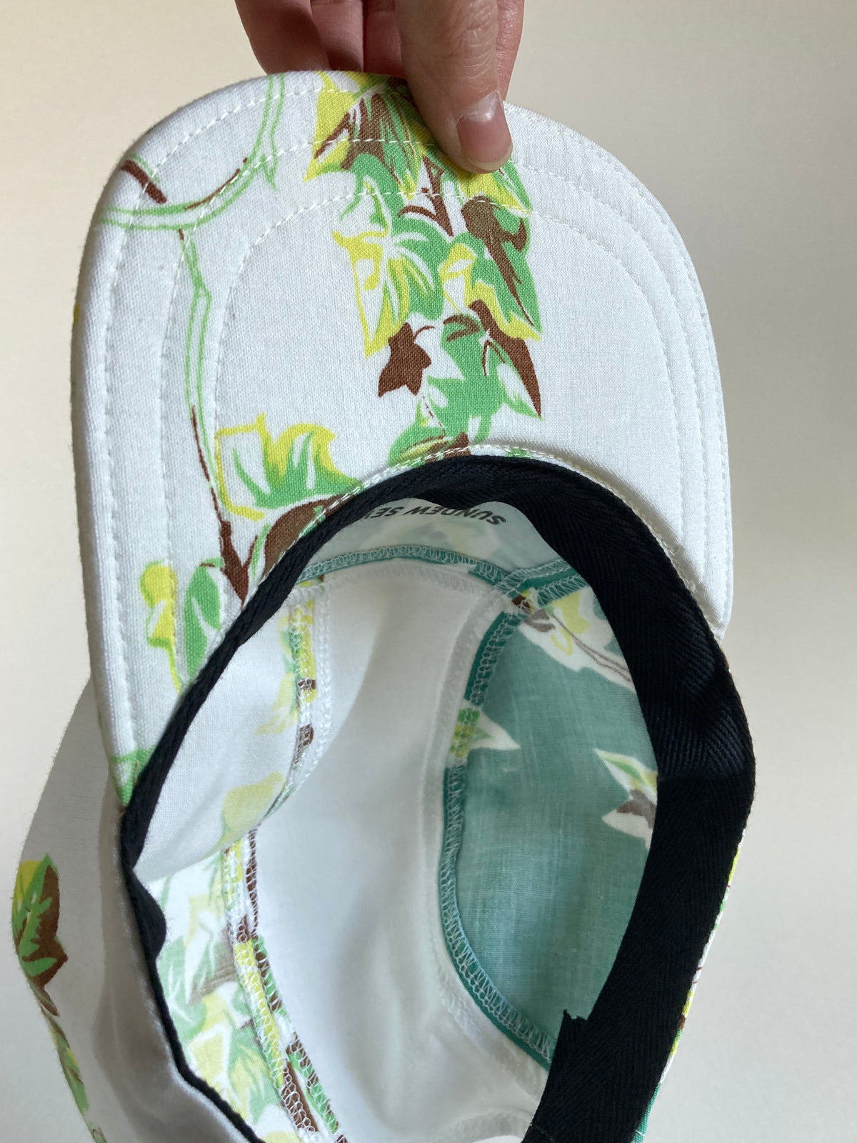 Vintage Tablecloth Hat - Ivy 4