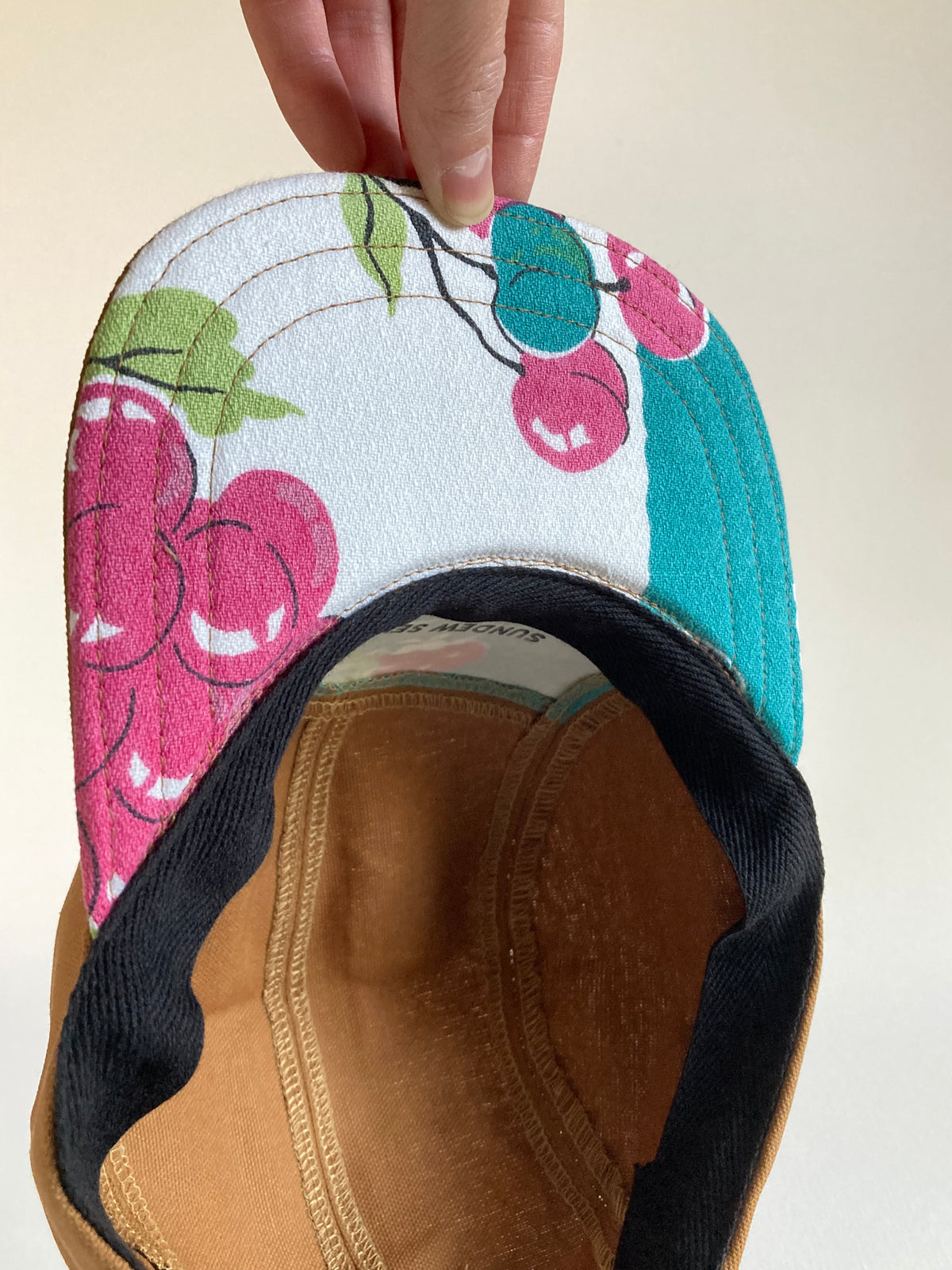 Vintage/Canvas Hat - Fruit 1