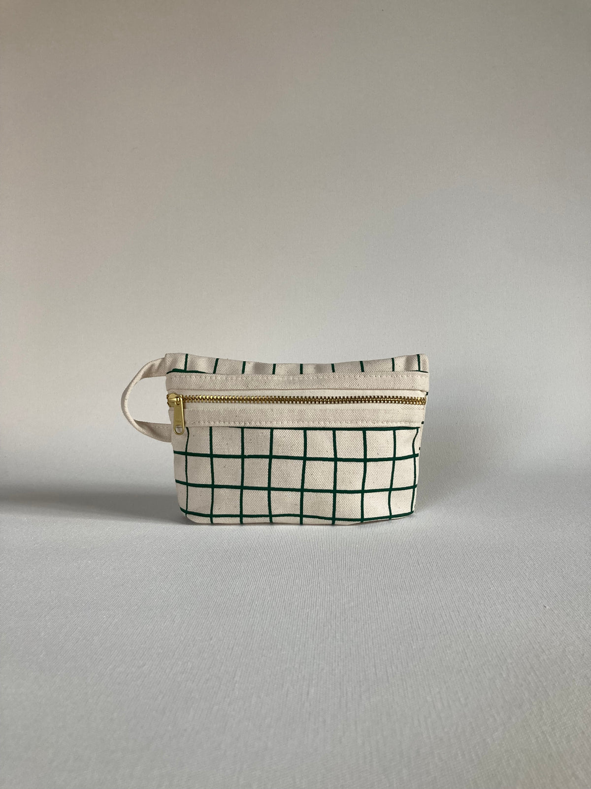 Small Loop Pouch - Forest Grid