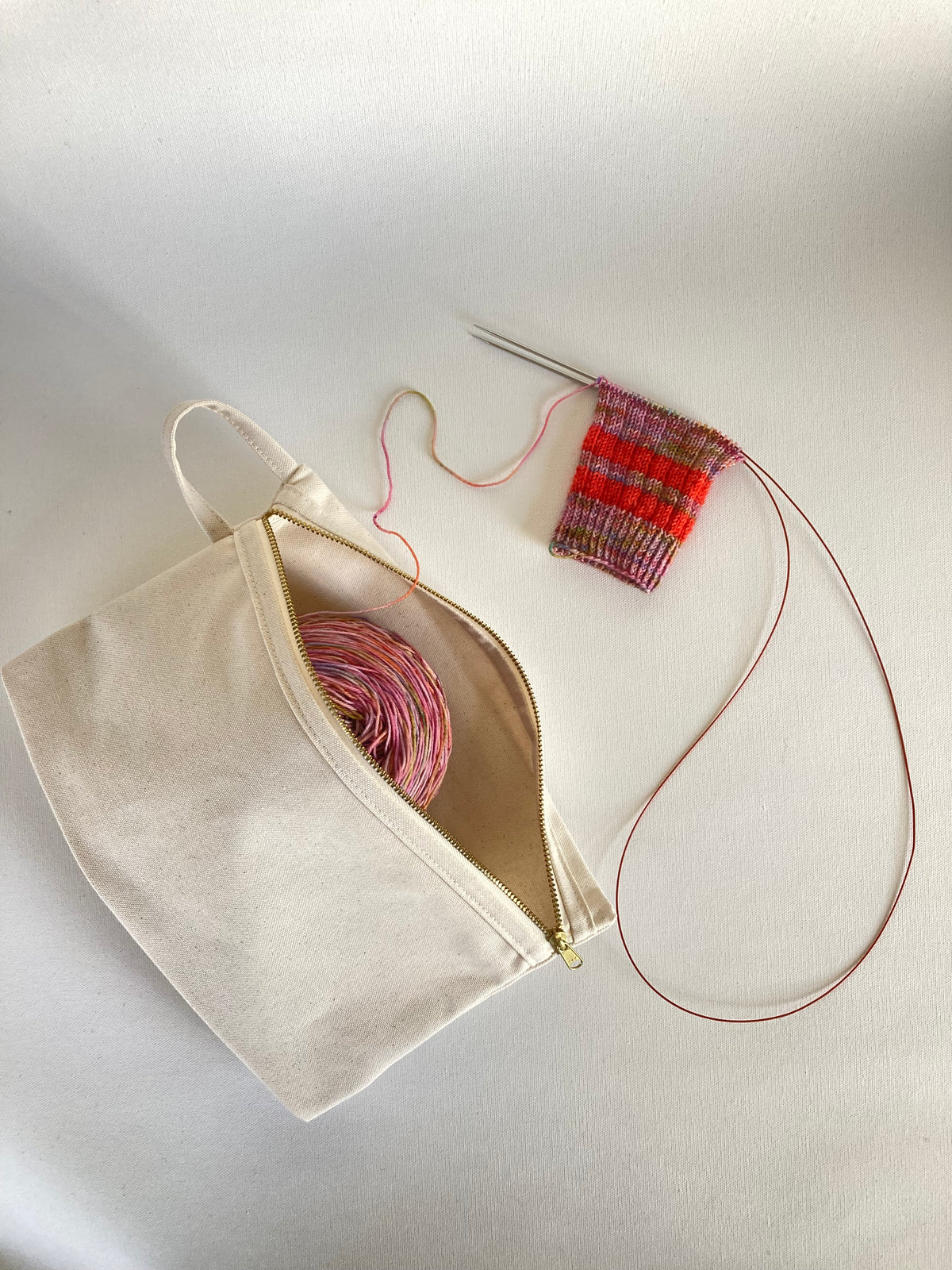 Large Loop Pouch - Chartreuse Shift