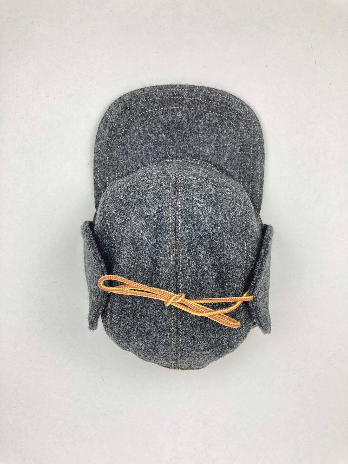 Wool Flap Cap - Charcoal Gray