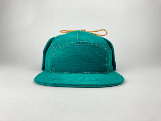 Corduroy Flap Cap - Emerald