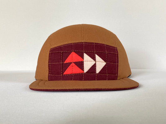 Quilted Camp Hat - Northeast Wine