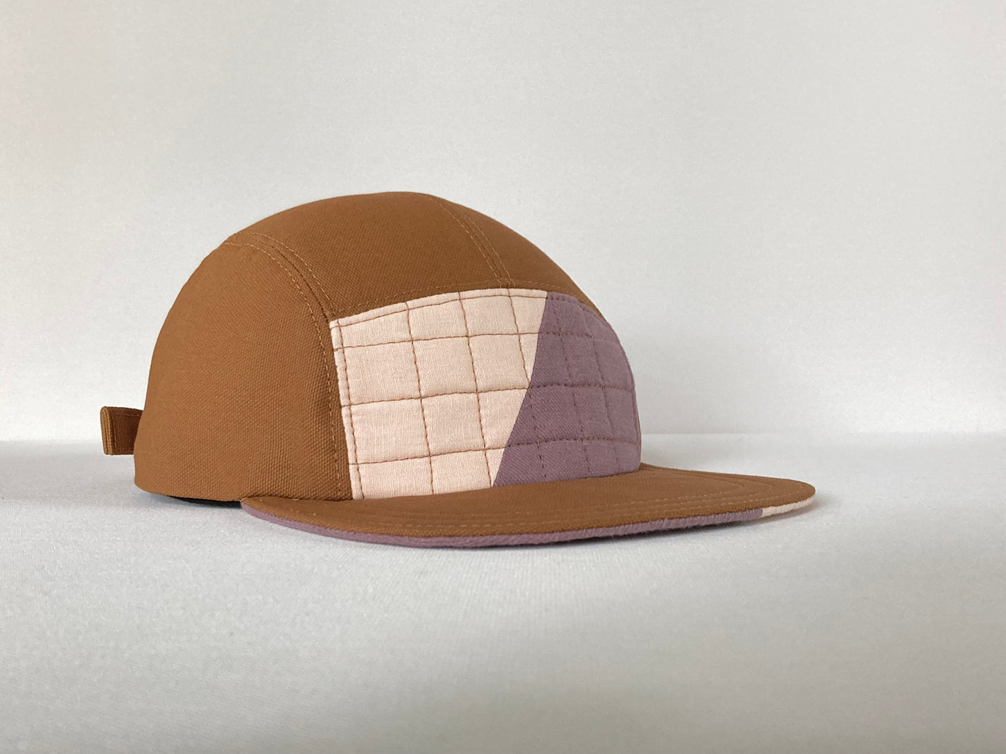 Quilted Camp Hat - Fifty Fifty Mulberry Blush