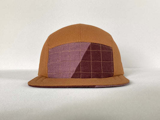 Quilted Camp Hat - Fifty Fifty Plum