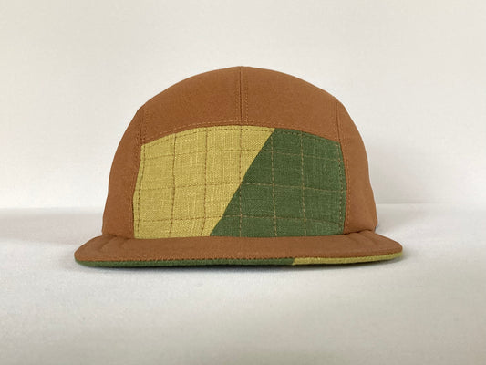 Quilted Camp Hat - Fifty Fifty Leaf