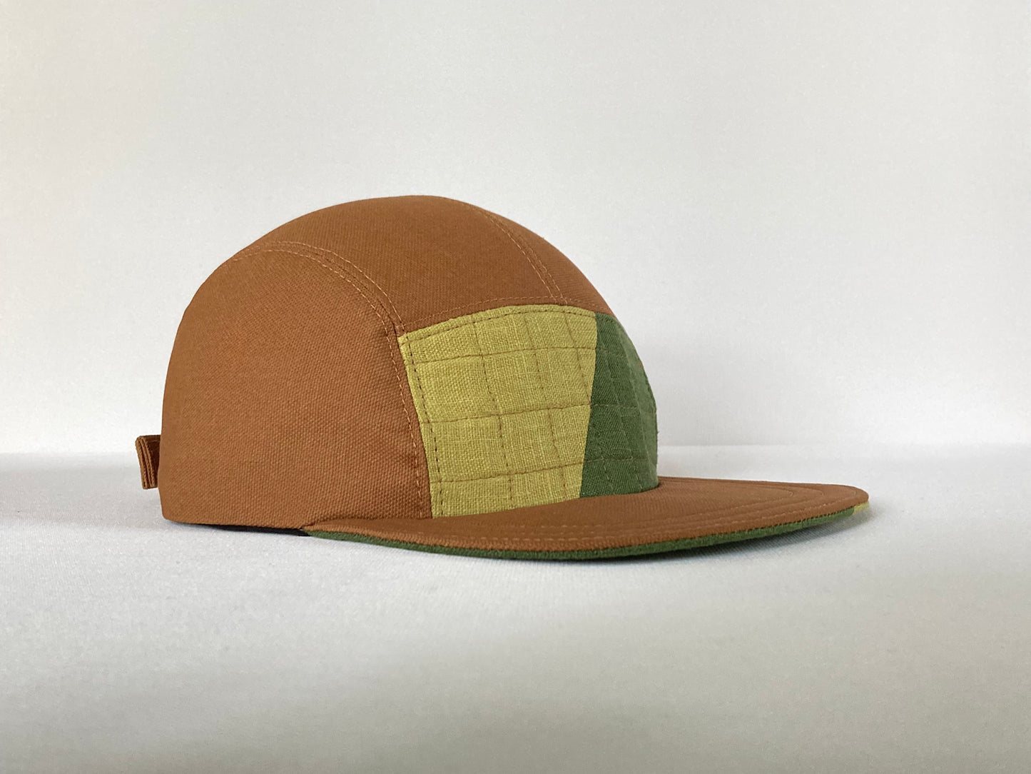 Quilted Camp Hat - Fifty Fifty Leaf