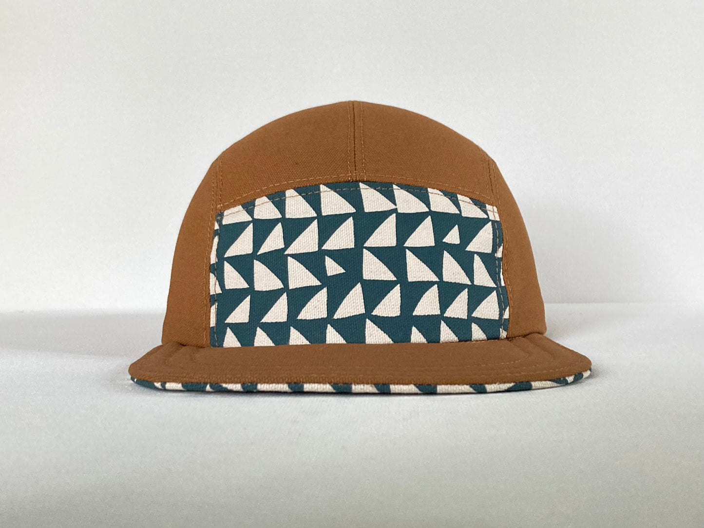 Hand Printed Camp Hat - Spruce Shift