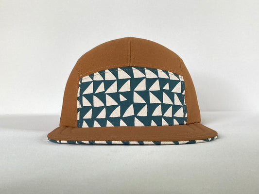 Hand Printed Camp Hat - Spruce Shift