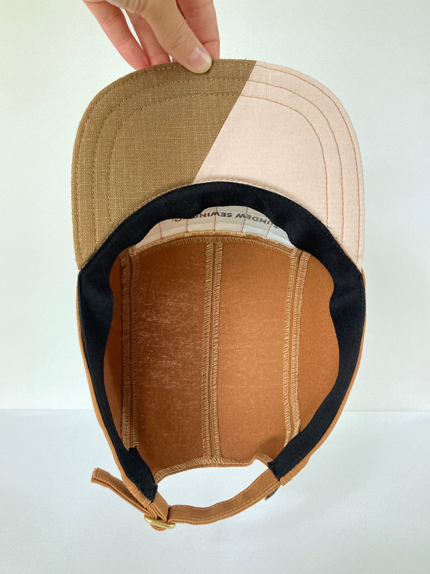 Quilted Camp Hat - Fifty Fifty Olive Blush