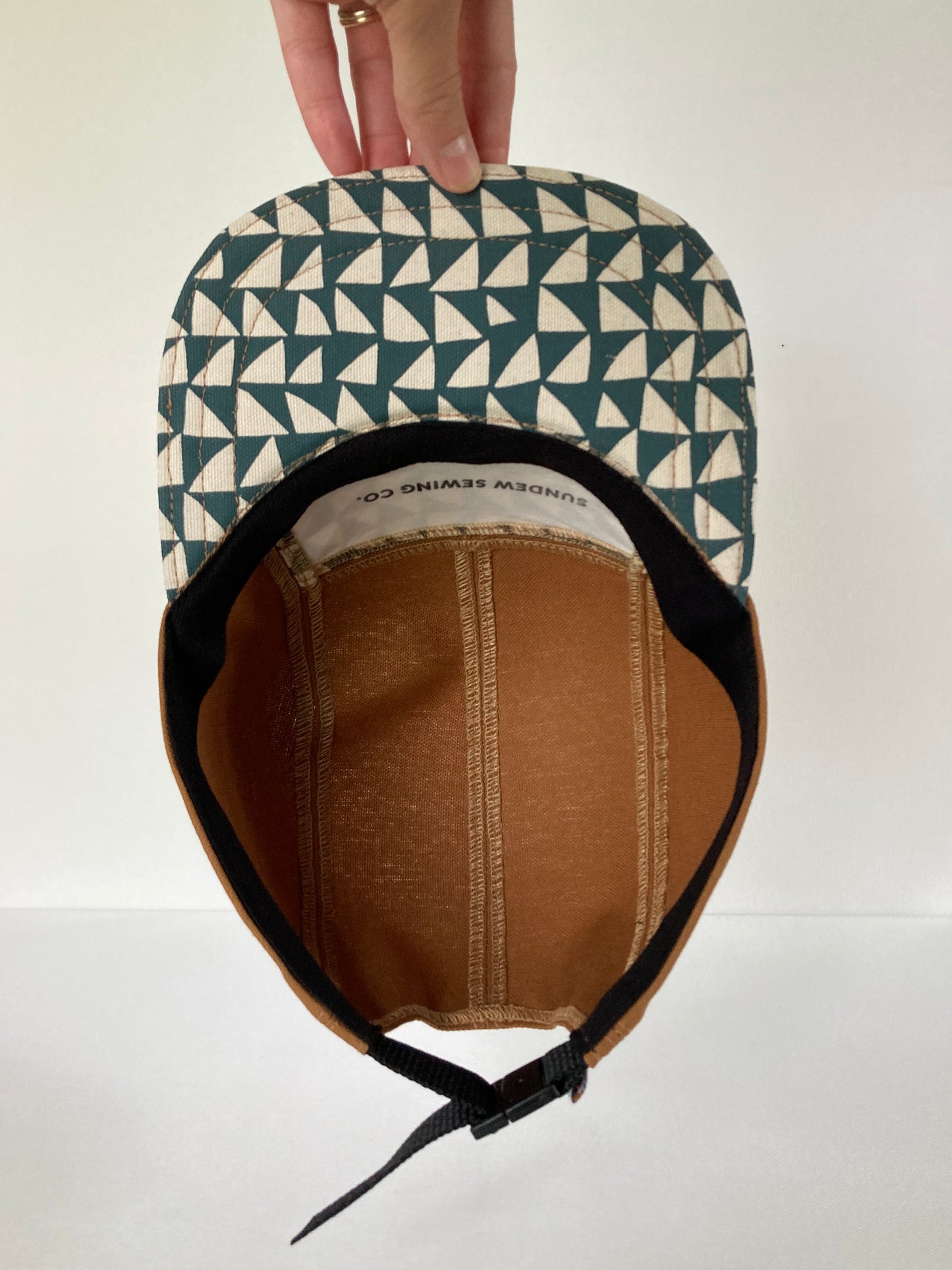 Hand Printed Camp Hat - Spruce Shift