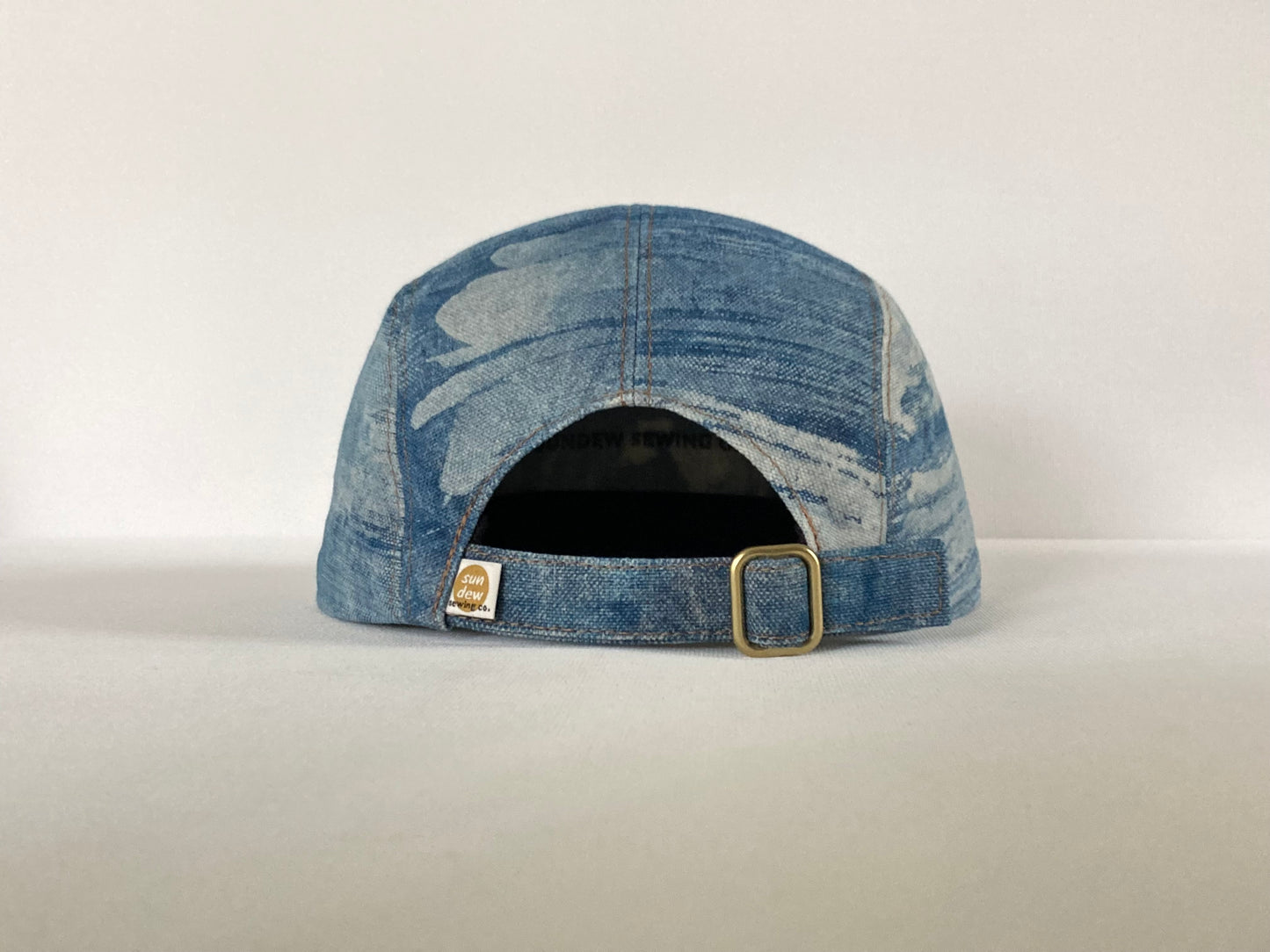 Indigo Camp Hat - Brush Strokes