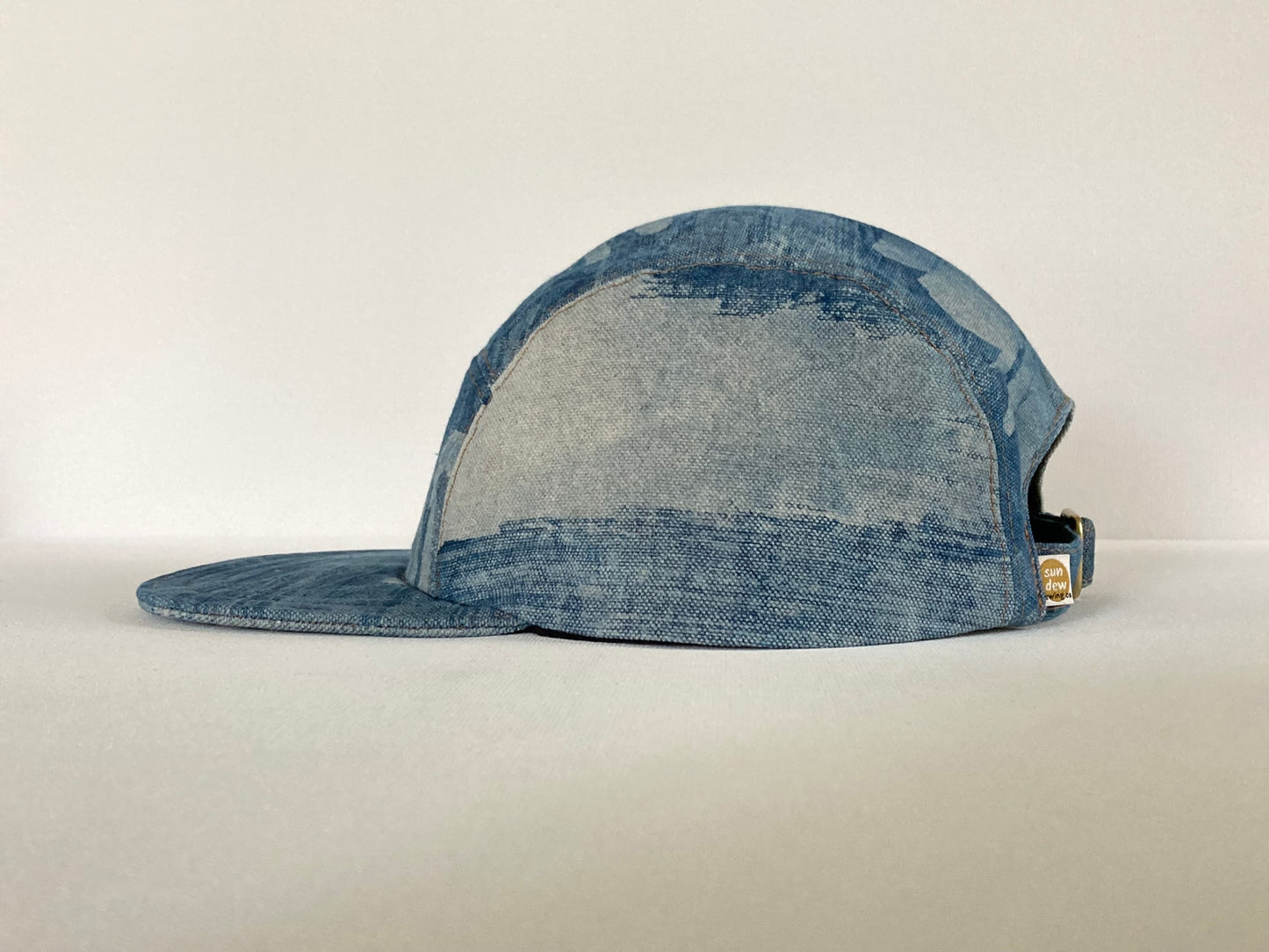 Indigo Camp Hat - Brush Strokes