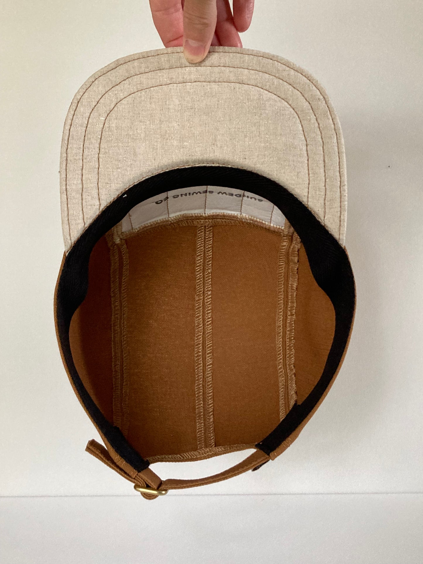 Quilted Camp Hat - Natural Dye Steps No. 3