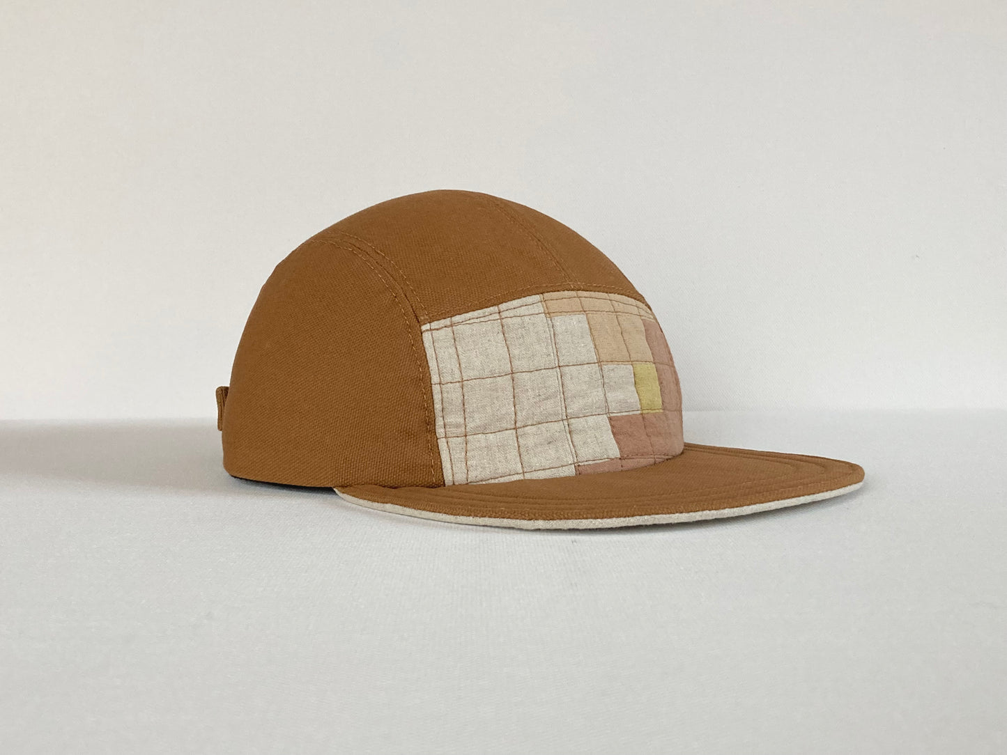 Quilted Camp Hat - Natural Dye Steps No. 2