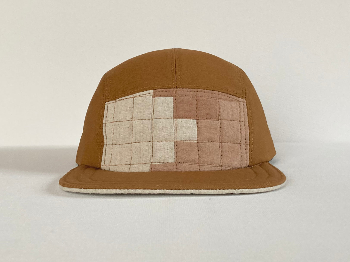 Quilted Camp Hat - Natural Dye Steps No. 3