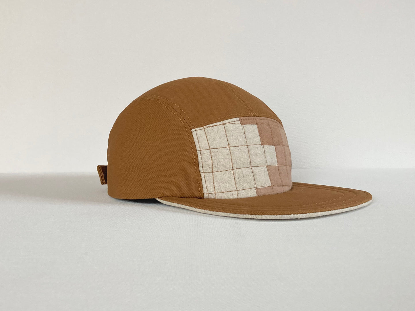 Quilted Camp Hat - Natural Dye Steps No. 3