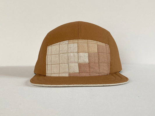 Quilted Camp Hat - Natural Dye Steps No. 4