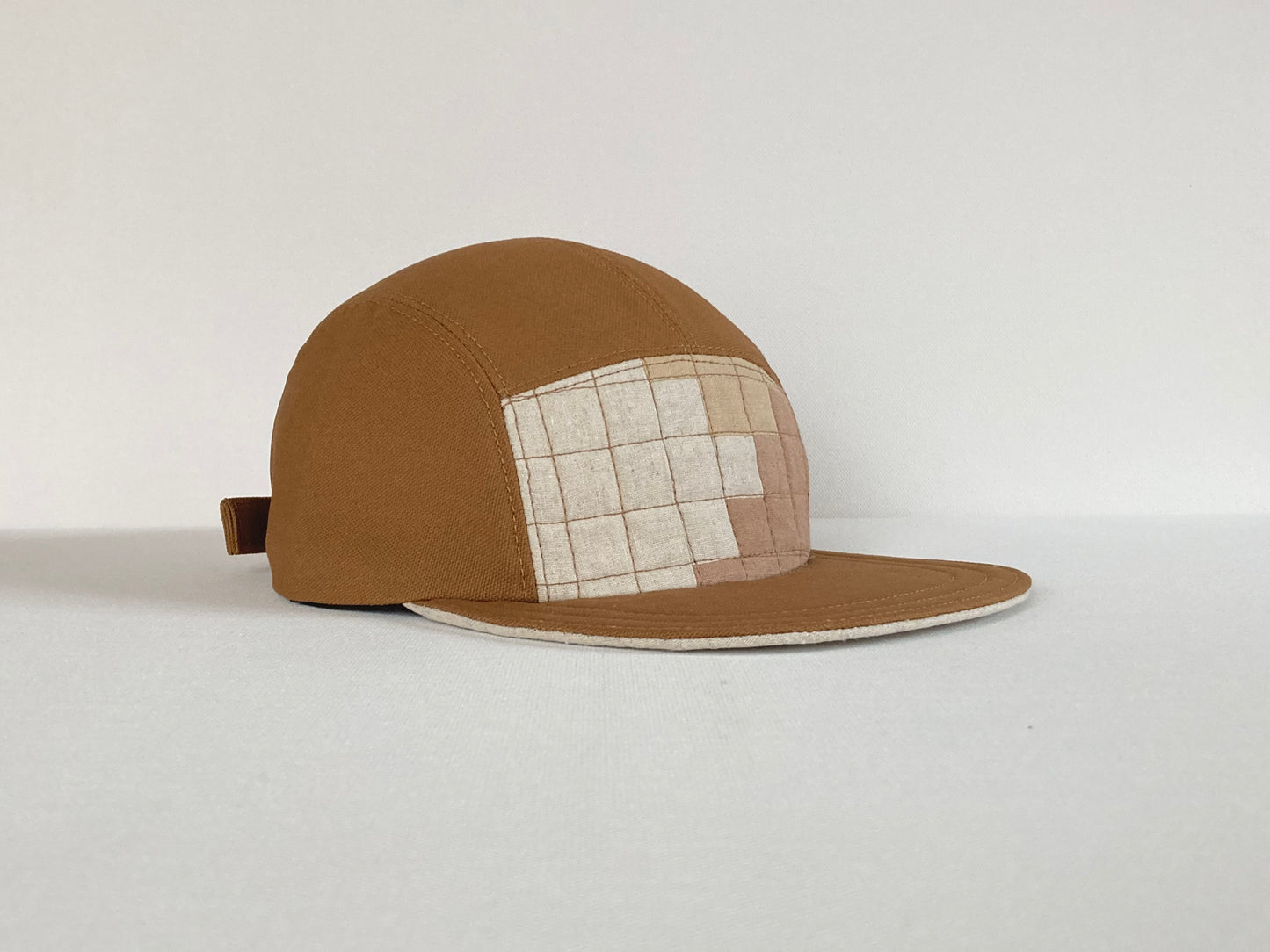 Quilted Camp Hat - Natural Dye Steps No. 4