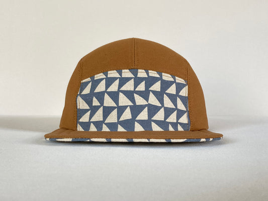 Hand Printed Camp Hat - Slate Shift