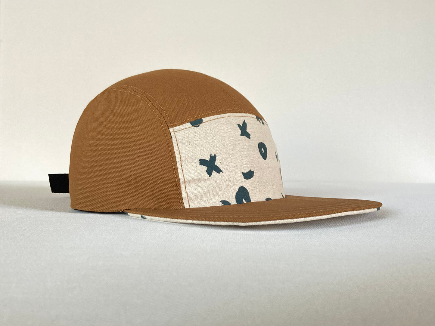 Hand Printed Camp Hat - Spruce Spark