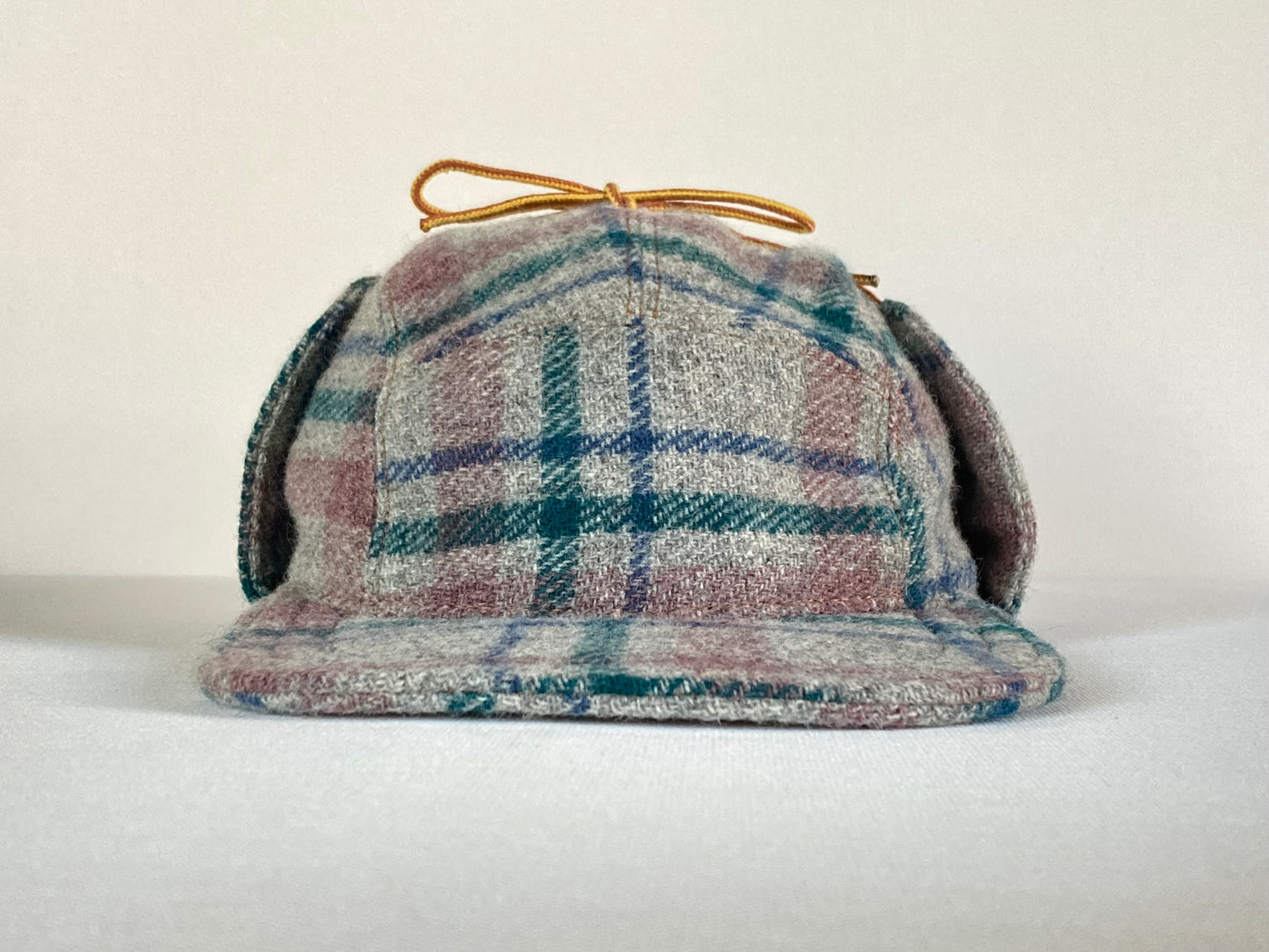 Wool Flap Cap -  Vintage Plaid