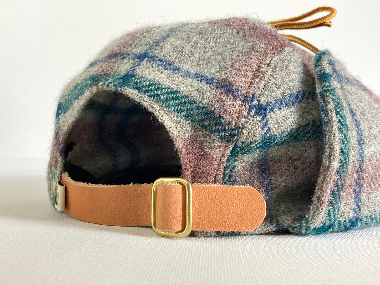 Wool Flap Cap -  Vintage Plaid