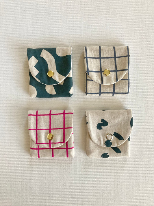 Hand Printed Coin Purse