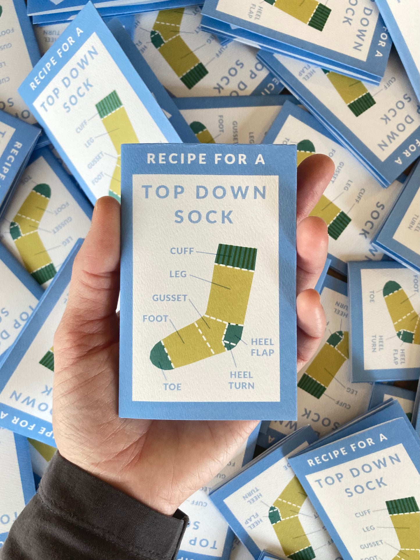 Top Down Sock Mini Zine
