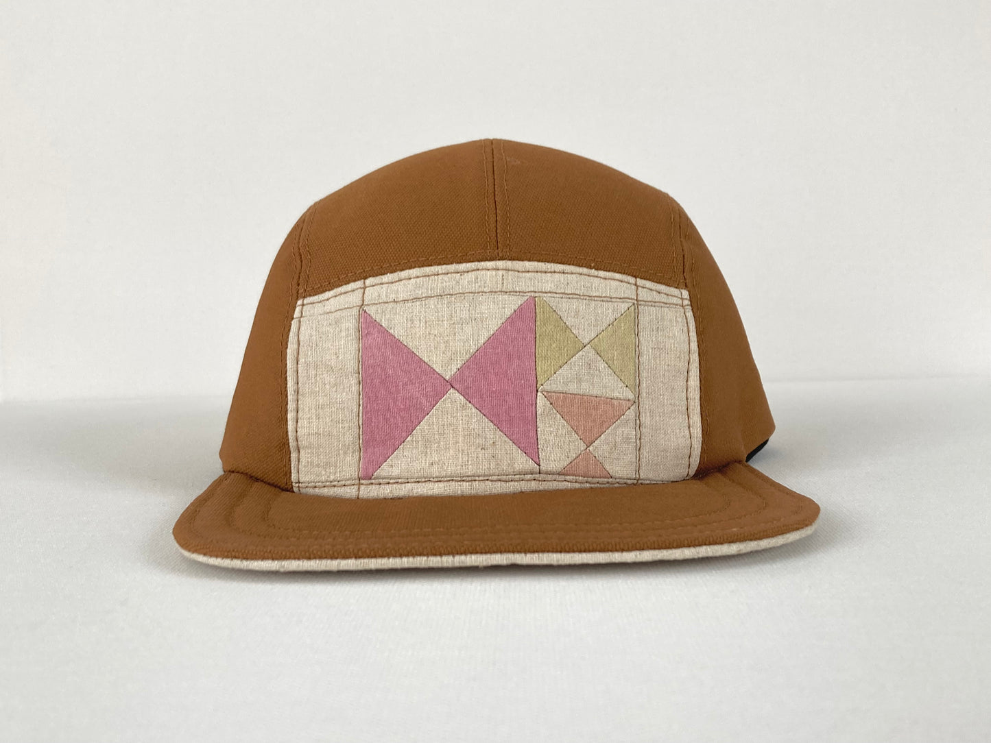 Quilted Camp Hat - Natural Dye Bow Ties 4