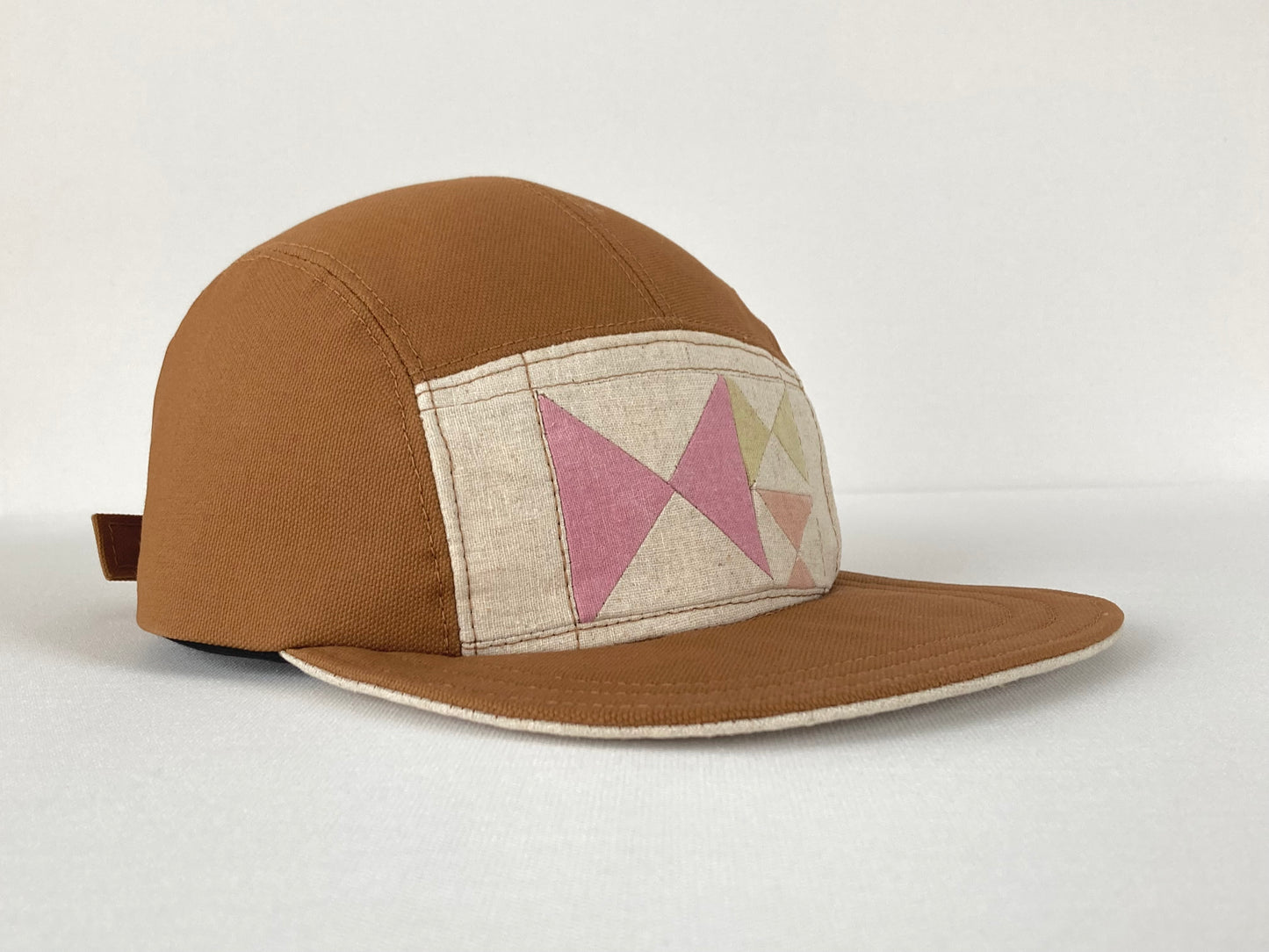 Quilted Camp Hat - Natural Dye Bow Ties 4