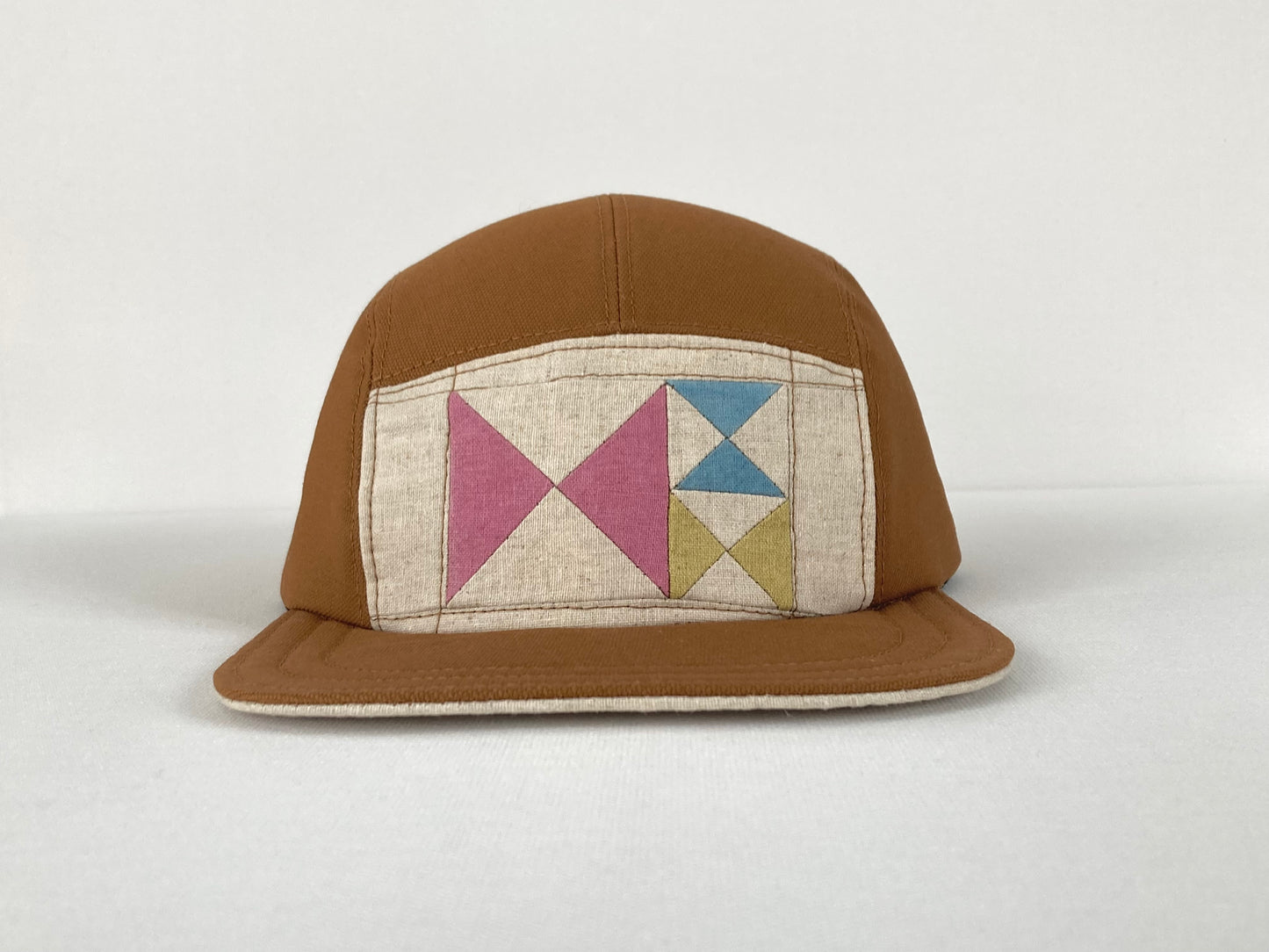 Quilted Camp Hat - Natural Dye Bow Ties 1