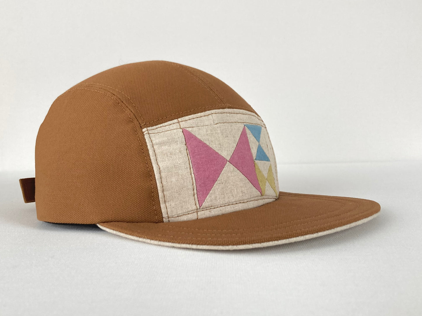 Quilted Camp Hat - Natural Dye Bow Ties 1
