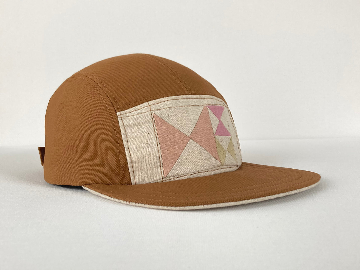 Quilted Camp Hat - Natural Dye Bow Ties 2