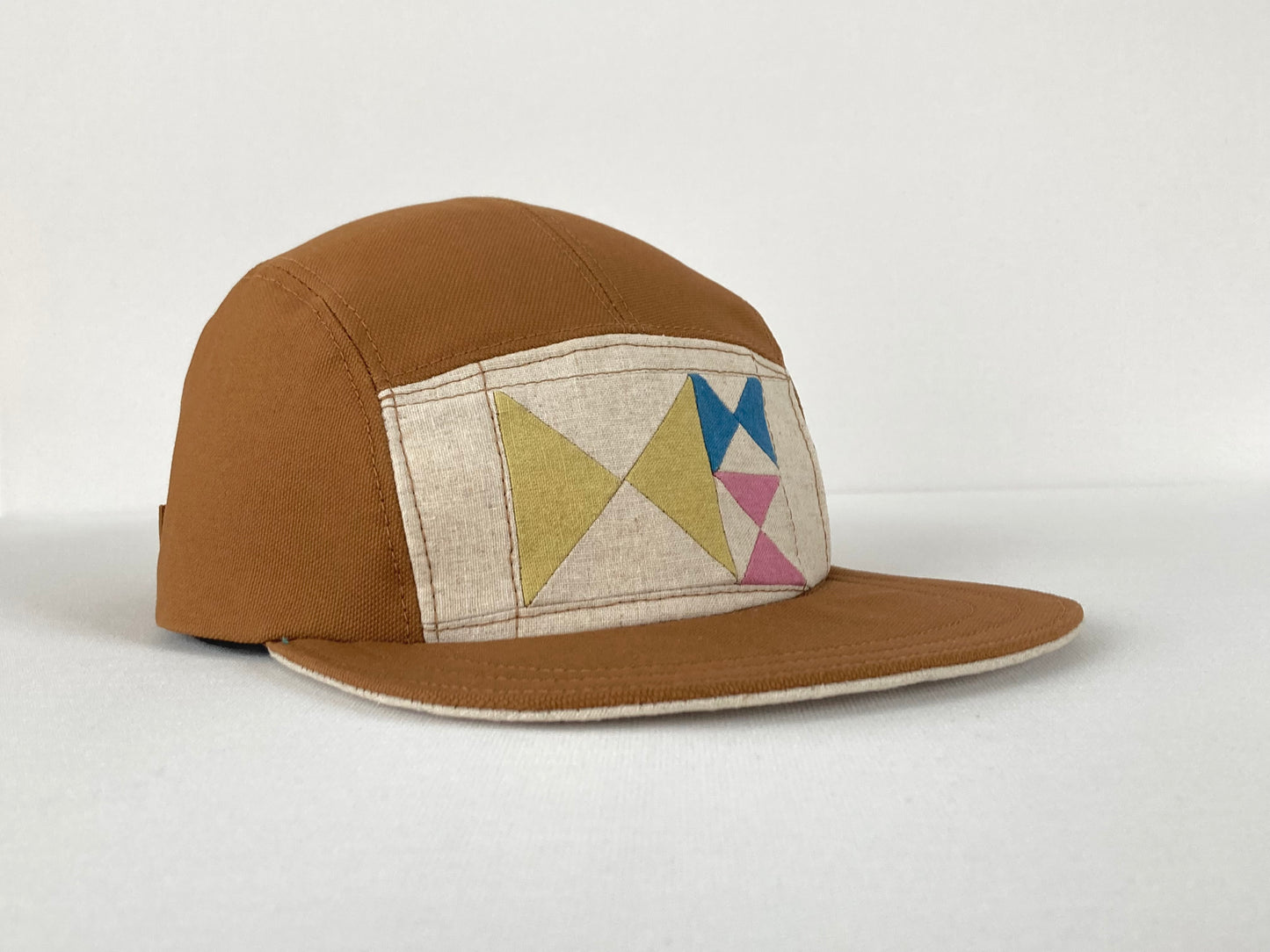 Quilted Camp Hat - Natural Dye Bow Ties 3