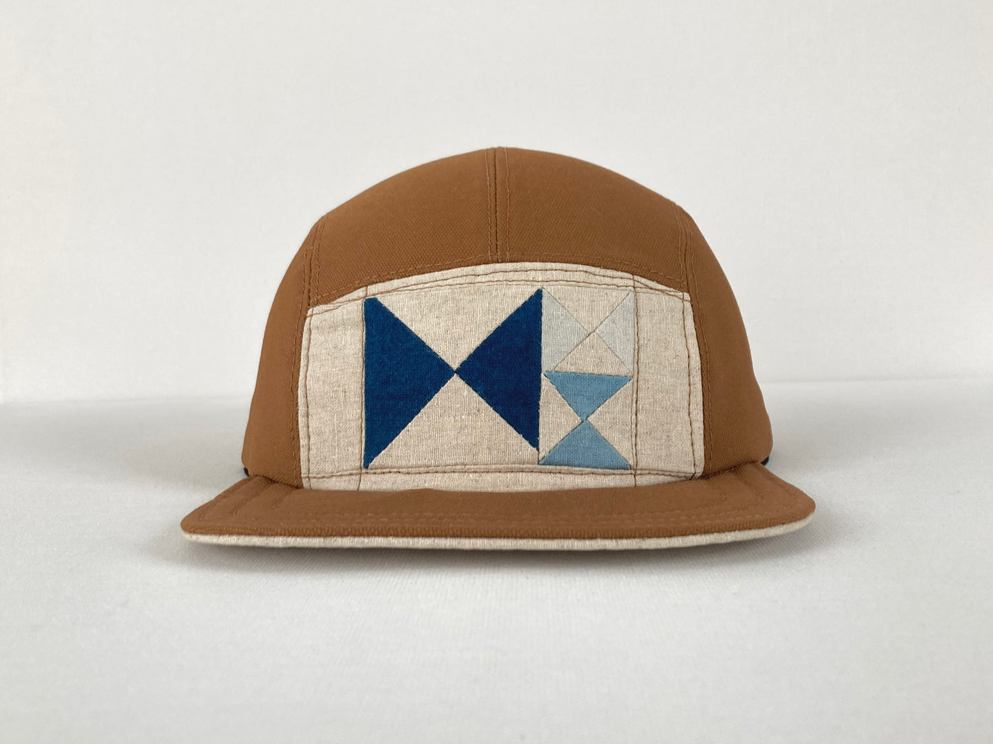 Quilted Camp Hat - Natural Dye Bow Ties 5