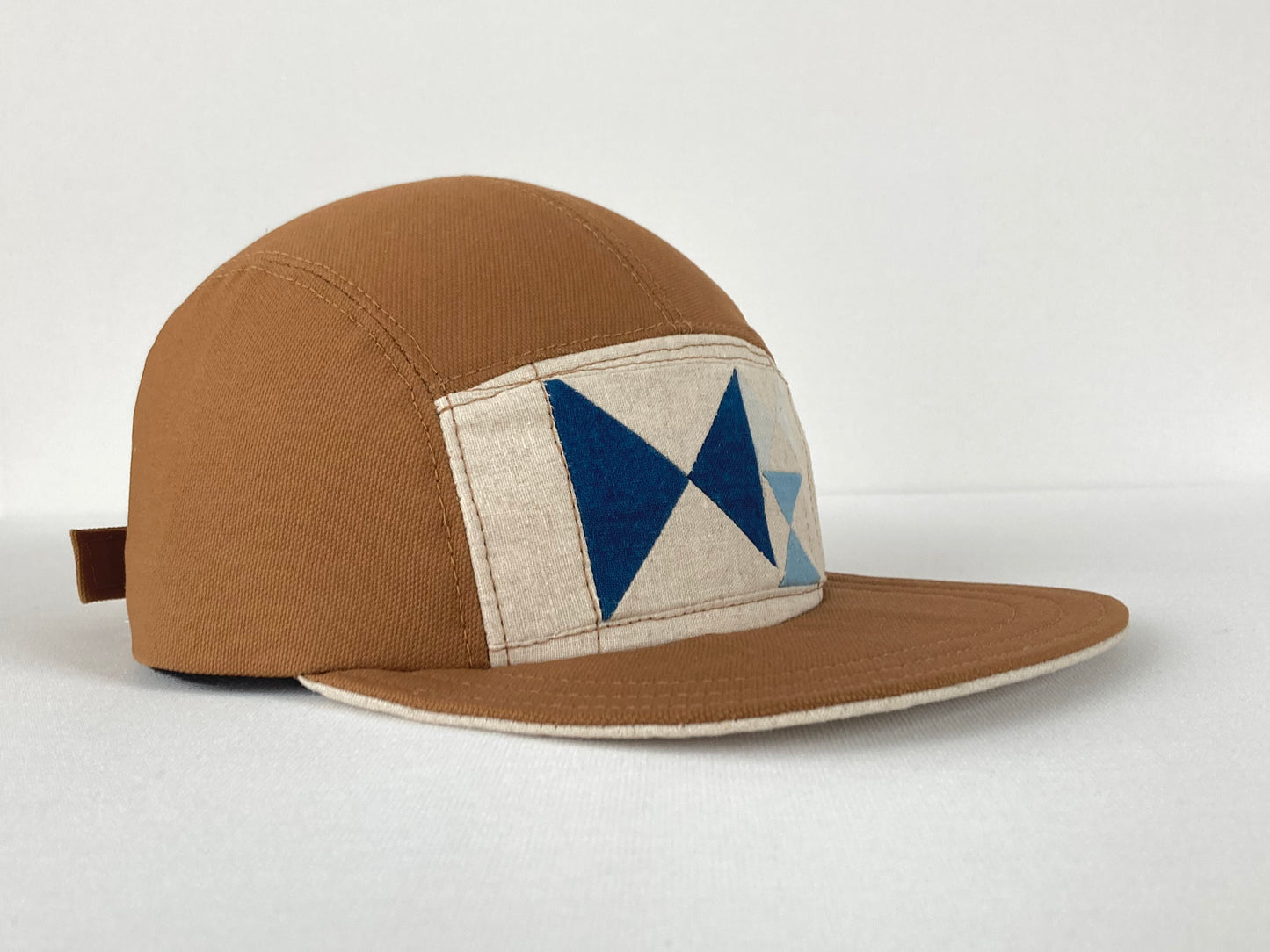 Quilted Camp Hat - Natural Dye Bow Ties 5