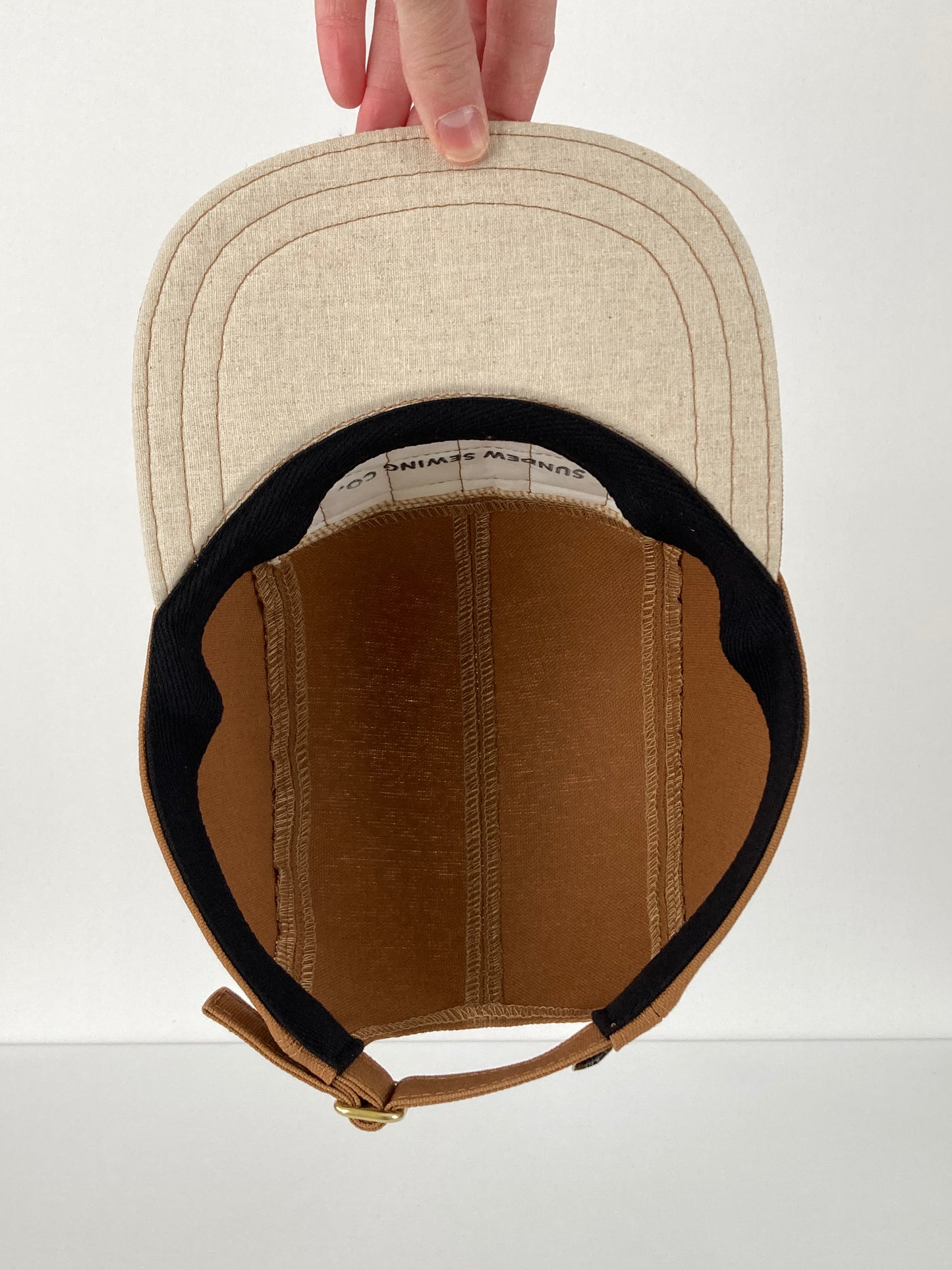 Quilted Camp Hat - Natural Dye Bow Ties 3